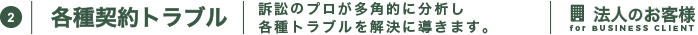 各種契約間トラブル